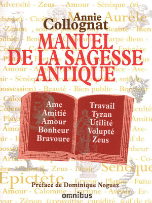 cover image of La Sagesse antique
